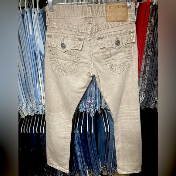 SOLD! Rare! 🇺🇸 Ricky Straight Khaki Colored SuperT in “BMA KHK CLDO TRL” 29x33 - Picture 10 of 11